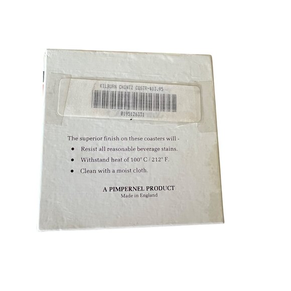 Pimpernel Kilburn Chintz Coasters Set Of 6 Round Floral Heat-Resistant Stain-Res - Picture 2 of 4